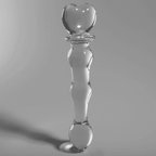 NEBULA SERIES BY IBIZA - MODELL 21 DILDO BOROSILIKATGLAS KLAR 20.5 CM -O- 3.5 CM - Vanelion Paradise
