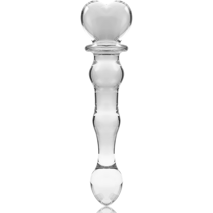 NEBULA SERIES BY IBIZA - MODELL 21 DILDO BOROSILIKATGLAS KLAR 20.5 CM -O- 3.5 CM