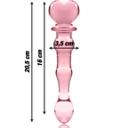 NEBULA SERIES BY IBIZA - MODELL 21 DILDO BOROSILIKATGLAS KLAR 20.5 CM -O- 3.5 CM - Vanelion Paradise