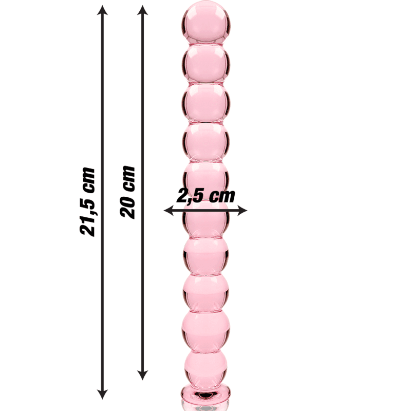 NEBULA SERIES BY IBIZA - MODELL 22 DILDO BOROSILIKATGLAS KLAR 21.5 CM -O- 2.5 CM - Vanelion Paradise