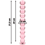 NEBULA SERIES BY IBIZA - MODELL 22 DILDO BOROSILIKATGLAS KLAR 21.5 CM -O- 2.5 CM - Vanelion Paradise
