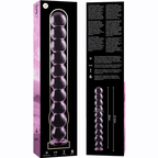 NEBULA SERIES BY IBIZA - MODELL 22 DILDO BOROSILIKATGLAS KLAR 21.5 CM -O- 2.5 CM - Vanelion Paradise