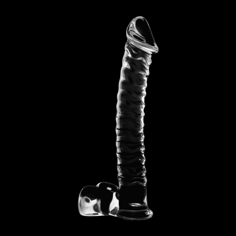 NEBULA SERIES BY IBIZA - MODELL 23 DILDO BOROSILIKATGLAS KLAR 21.5 CM -O- 4 CM