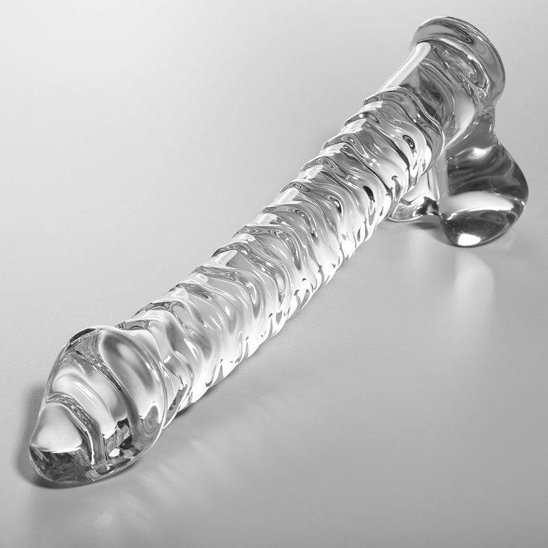 NEBULA SERIES BY IBIZA - MODELL 23 DILDO BOROSILIKATGLAS KLAR 21.5 CM -O- 4 CM