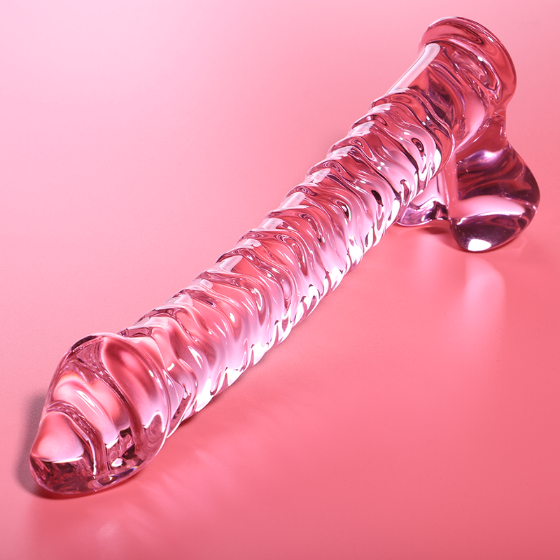 NEBULA SERIES BY IBIZA - MODELL 23 DILDO BOROSILIKATGLAS KLAR 21.5 CM -O- 4 CM