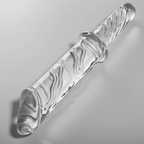 NEBULA SERIES BY IBIZA - MODELL 24 DILDO BOROSILIKATGLAS KLAR 28.5 CM -O- 5 CM - Vanelion Paradise