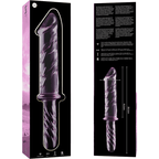 NEBULA SERIES BY IBIZA - MODELL 24 DILDO BOROSILIKATGLAS KLAR 28.5 CM -O- 5 CM - Vanelion Paradise