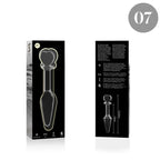 NEBULA SERIES BY IBIZA - MODEL 7 ANALPLUG BOROSILIKATGLAS KLAR 13.5 CM -O- 3 CM - Vanelion Paradise