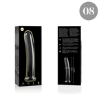 NEBULA SERIES BY IBIZA - MODELL 8 DILDO BOROSILIKATGLAS KLAR 14.5 CM -O- 2 CM - Vanelion Paradise