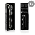 NEBULA SERIES BY IBIZA - MODELL 13 DILDO BOROSILIKATGLAS KLAR 18 CM -O- 3.5 CM - Vanelion Paradise