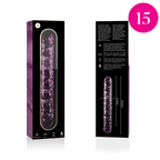 NEBULA SERIES BY IBIZA - MODELL 15 DILDO BOROSILIKATGLAS KLAR 18.5 CM - 3 CM - Vanelion Paradise