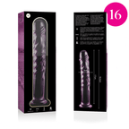 NEBULA SERIES BY IBIZA - MODELL 16 DILDO BOROSILIKATGLAS KLAR 18.5 CM -O- 3 CM - Vanelion Paradise