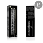 NEBULA SERIES BY IBIZA - MODELL 15 DILDO BOROSILIKATGLAS KLAR 18.5 CM - 3 CM - Vanelion Paradise