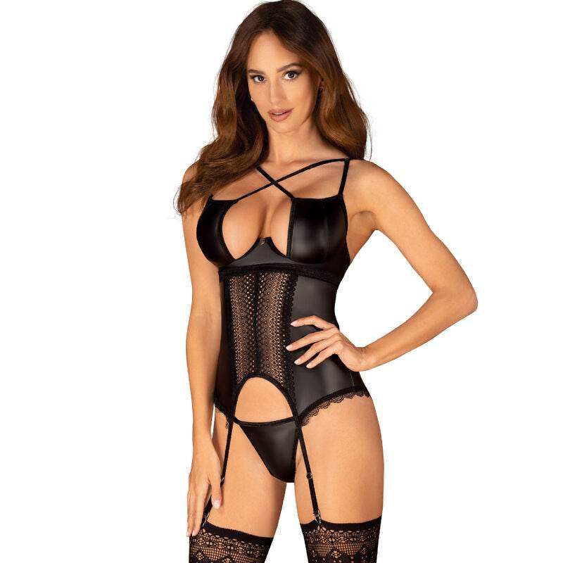OBSESSIVE - NORIDES KORSETT & THONG XS/S - Vanelion Paradise