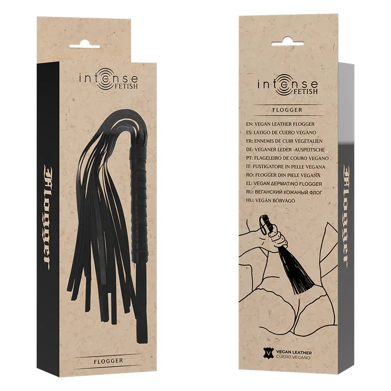 INTENSE – Vegane Lederpeitsche | Flogger für sinnliches BDSM - Vanelion Paradise
