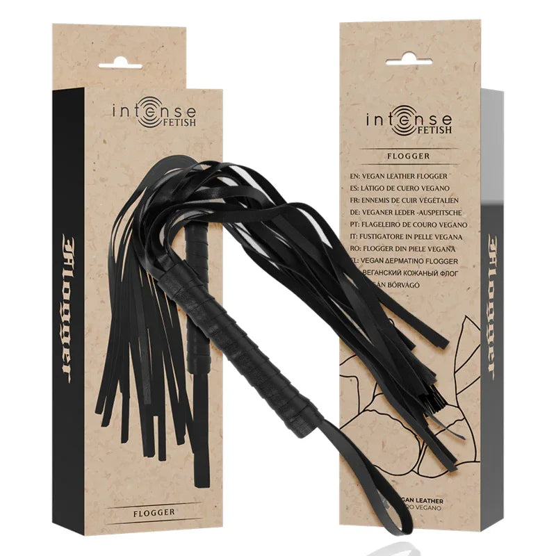 INTENSE – Vegane Lederpeitsche | Flogger für sinnliches BDSM - Vanelion Paradise