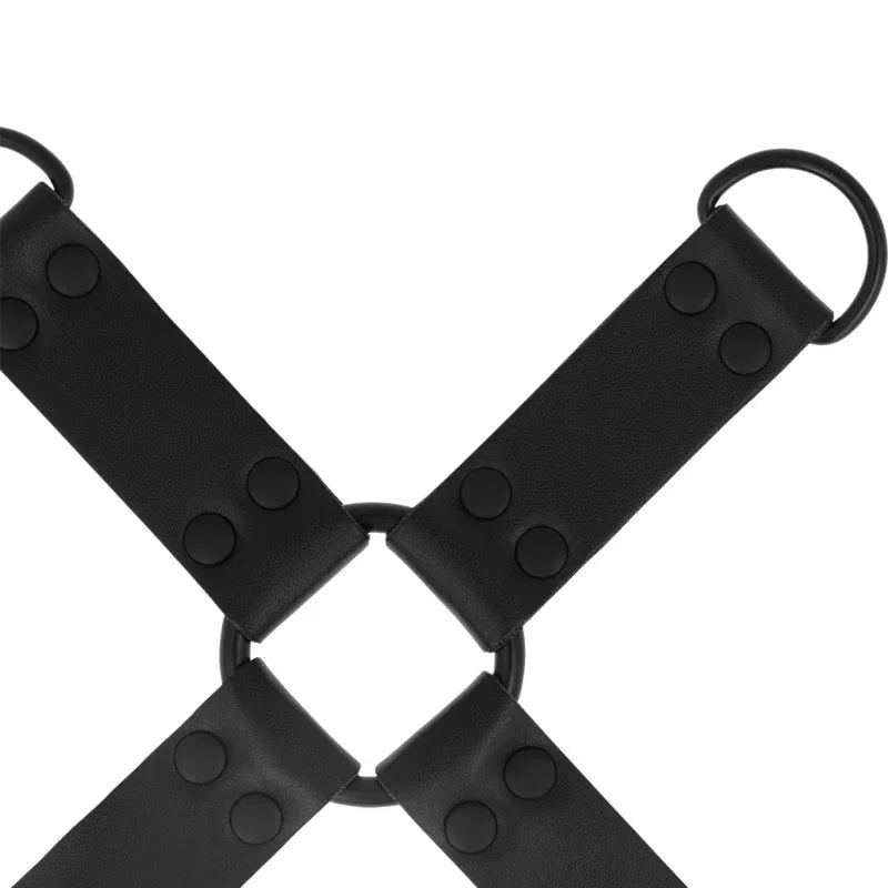 INTENSE FETISH Hog Tie – 4-Wege Mehrfachfessel aus veganem Leder - Vanelion Paradise