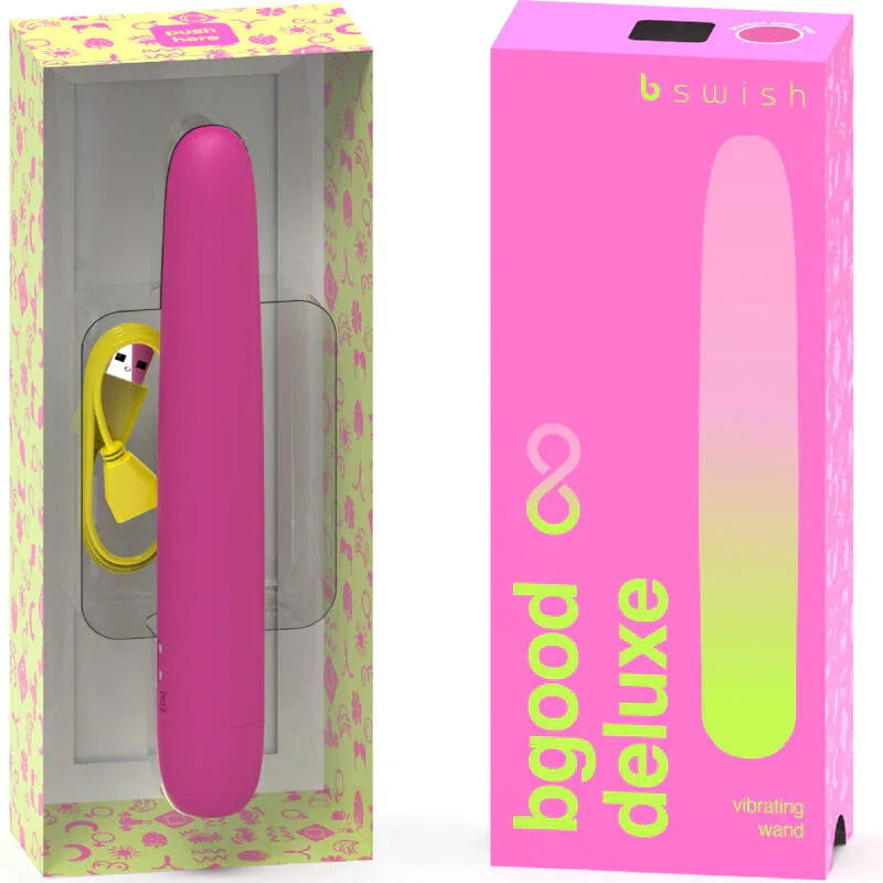 B SWISH - BGOOD INFINITE DELUXE WIEDERAUFLADBARER VIBRATOR ROSA SILIKON - Vanelion Paradise