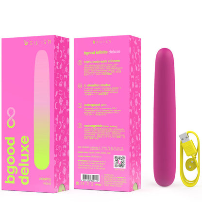 B SWISH - BGOOD INFINITE DELUXE WIEDERAUFLADBARER VIBRATOR ROSA SILIKON