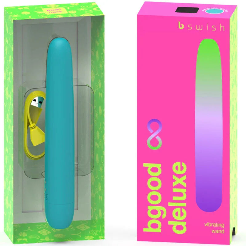 B SWISH - BGOOD INFINITE DELUXE WIEDERAUFLADBARER VIBRATOR BLAUES SILIKON - Vanelion Paradise