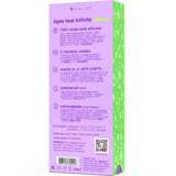 B SWISH - BGEE HEAT INFINITE DELUXE WIEDERAUFLADBARER VIBRATOR LAVENDEL SILIKON - Vanelion Paradise