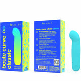 B SWISH - BCUTE CURVE INFINITE KLASSISCHER WIEDERAUFLADBARER VIBRATOR AUS BLAUEM SILIKON - Vanelion Paradise