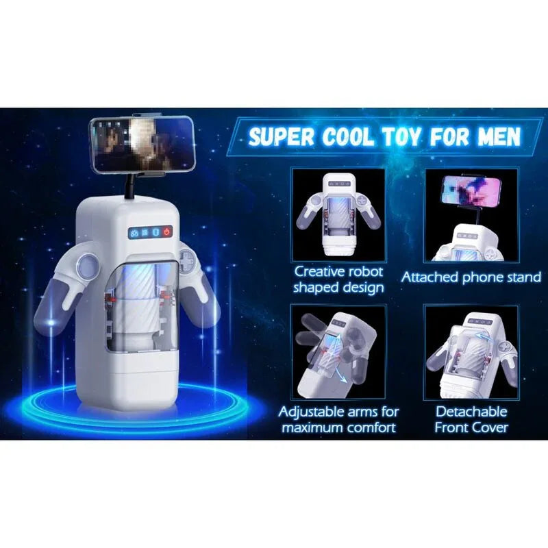 GAME CUP - STOßENDER VIBRATIONS-MASTURBATOR MIT HEIZFUNKTION UND MOBILER UNTERSTÜTZUNG - SCHWARZ - Vanelion Paradise
