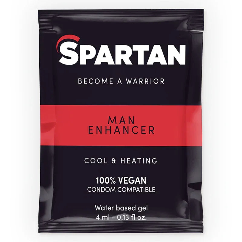 SPARTAN - EREKTIONSVERBESSERENDES GEL MIT KALT-HEISS-EFFEKT 100 % VEGAN 4 ml - Vanelion Paradise