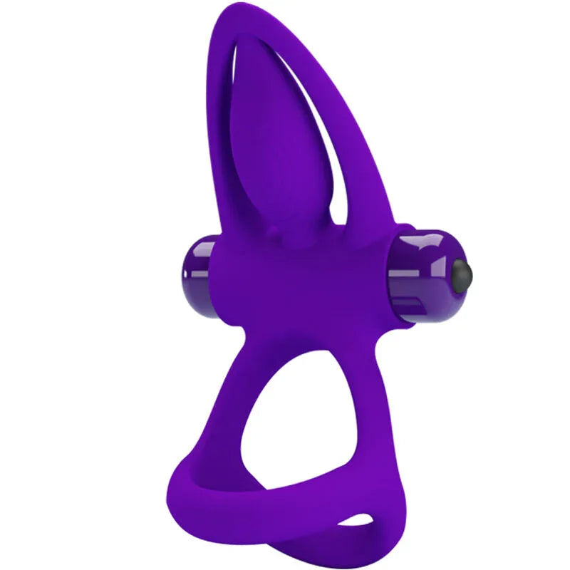 PRETTY LOVE - VIBRATORRING 10 VIBRATIONEN LILA SILIKON - Vanelion Paradise