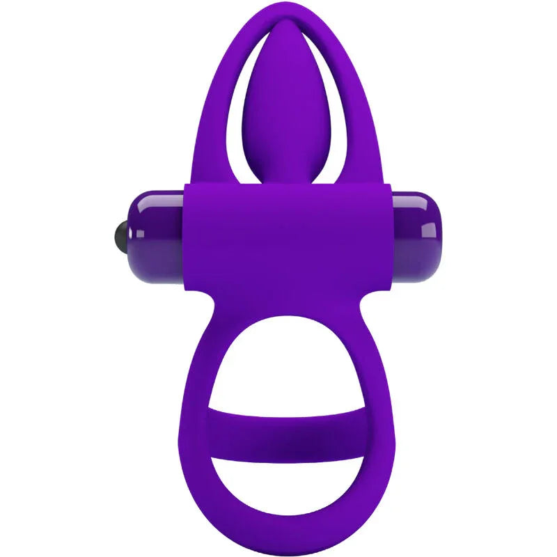 PRETTY LOVE - VIBRATORRING 10 VIBRATIONEN LILA SILIKON - Vanelion Paradise
