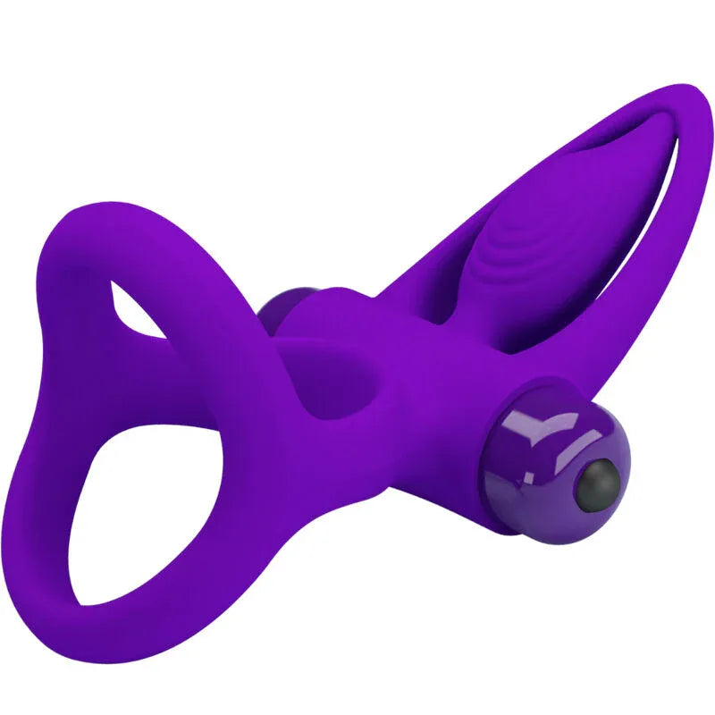 PRETTY LOVE - VIBRATORRING 10 VIBRATIONEN LILA SILIKON - Vanelion Paradise