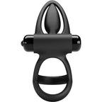 PRETTY LOVE - VIBRATIONSRING 10 VIBRATIONEN SCHWARZES SILIKON - Vanelion Paradise