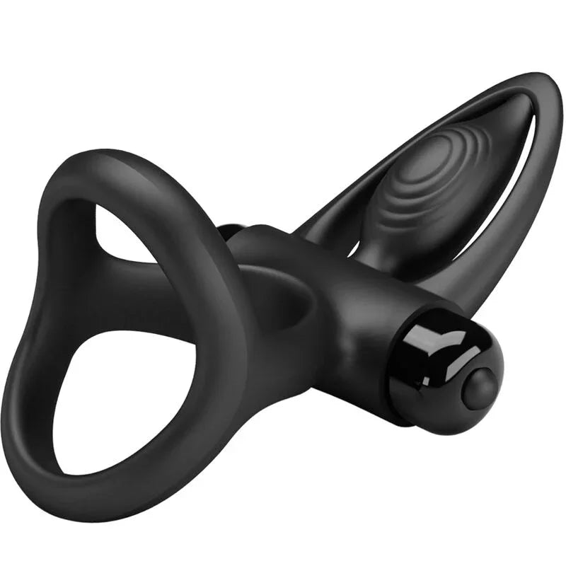 PRETTY LOVE - VIBRATIONSRING 10 VIBRATIONEN SCHWARZES SILIKON - Vanelion Paradise