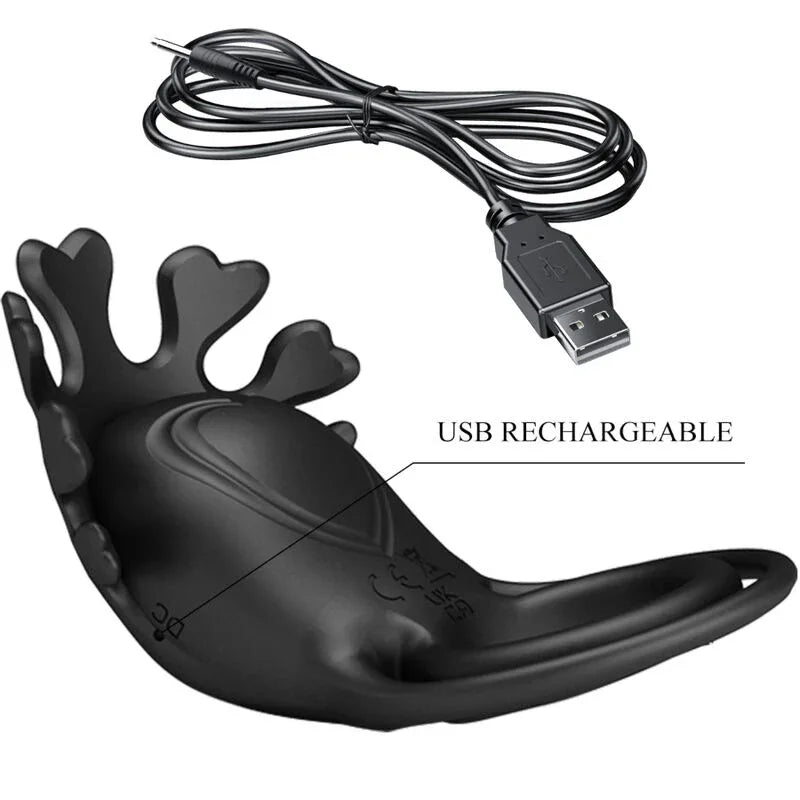 PRETTY LOVE - RUBEN VIBRATORRING 7 VIBRATIONEN SCHWARZES SILIKON - Vanelion Paradise