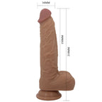 PRETTY LOVE - JONATHAN SILIKONDILDO 3 VIBRATIONEN + 3 EINFÜHRMASSNAHMEN FERNBEDIENUNG 21 CM - Vanelion Paradise