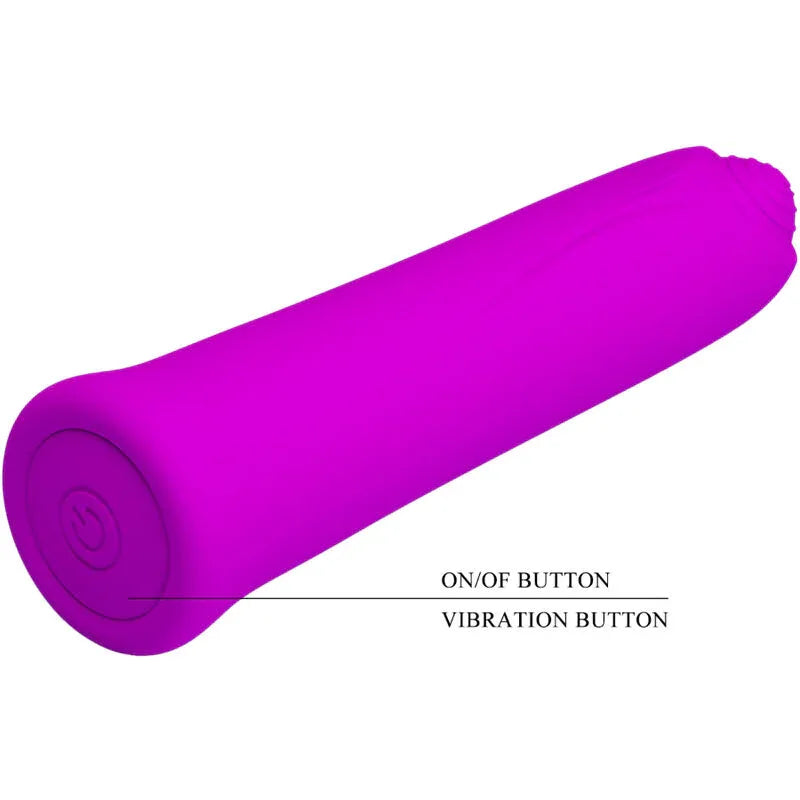 PRETTY LOVE - CURTIS MINI SUPER POWER VIBRATOR 12 LILA SILIKONVIBRATIONEN - Vanelion Paradise