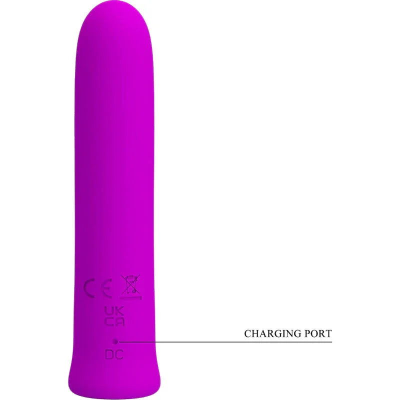 PRETTY LOVE - CURTIS MINI SUPER POWER VIBRATOR 12 LILA SILIKONVIBRATIONEN - Vanelion Paradise