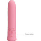 PRETTY LOVE - CURTIS MINI SUPER POWER VIBRATOR 12 ROSA SILIKONVIBRATIONEN - Vanelion Paradise