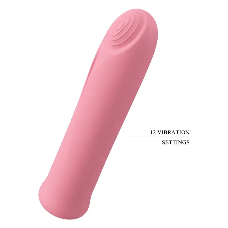 PRETTY LOVE - CURTIS MINI SUPER POWER VIBRATOR 12 ROSA SILIKONVIBRATIONEN - Vanelion Paradise