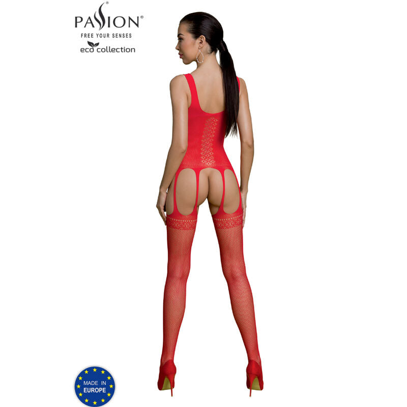 PASSION - ECO COLLECTION BODYSTOCKING ECO BS007 SCHWARZ