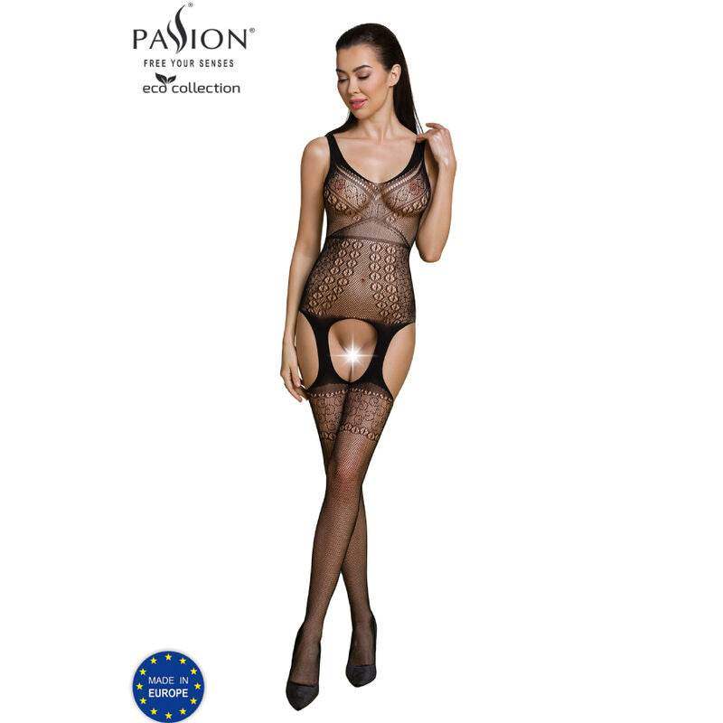 PASSION - ECO COLLECTION BODYSTOCKING ECO BS010 SCHWARZ - Vanelion Paradise