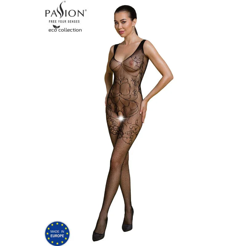 PASSION - ECO COLLECTION BODYSTOCKING ECO BS012 SCHWARZ - Vanelion Paradise