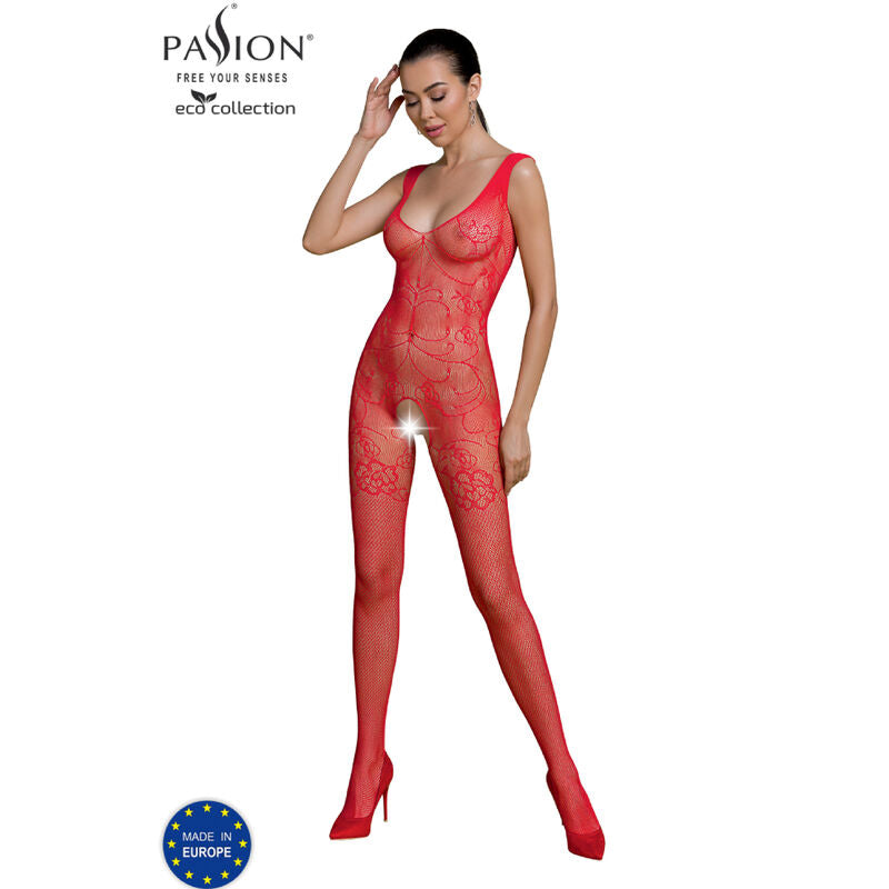 PASSION - ECO COLLECTION BODYSTOCKING ECO BS012 SCHWARZ