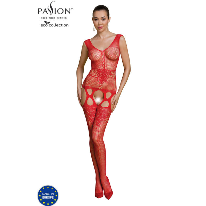 PASSION - ECO COLLECTION BODYSTOCKING ECO BS014 SCHWARZ