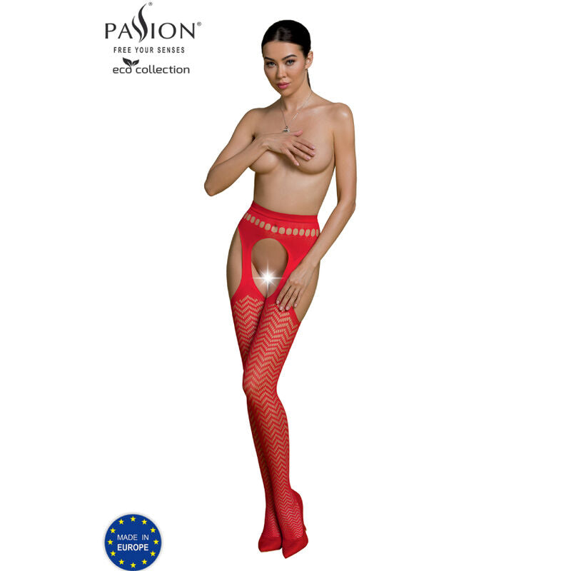 PASSION - ECO COLLECTION BODYSTOCKING ECO S002 SCHWARZ