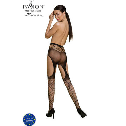 PASSION - ECO COLLECTION BODYSTOCKING ECO S005 SCHWARZ