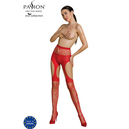 PASSION - ECO COLLECTION BODYSTOCKING ECO S005 SCHWARZ