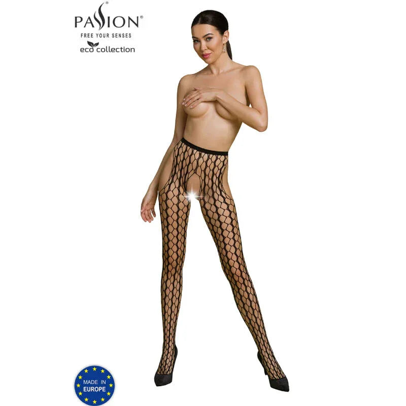PASSION - ECO COLLECTION BODYSTOCKING ECO S007 SCHWARZ - Vanelion Paradise