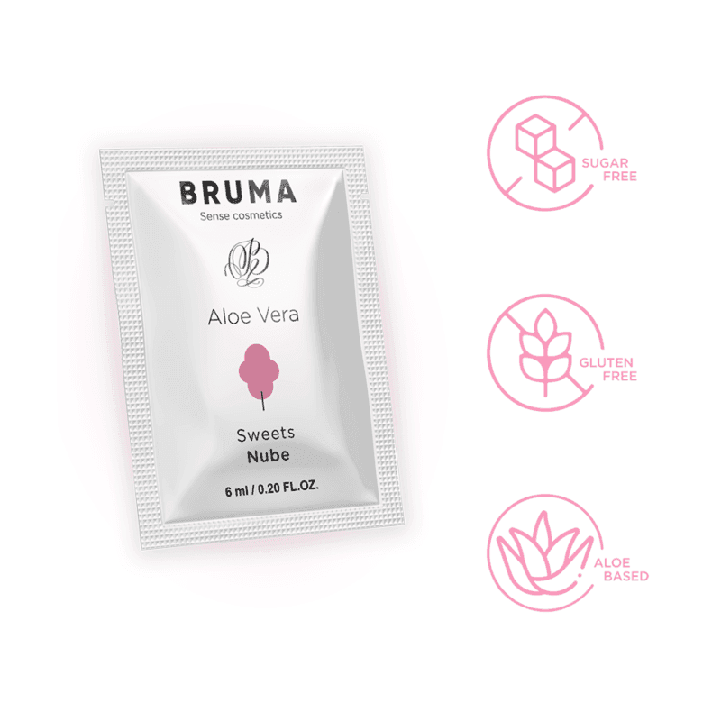 BRUMA - ALOE VERA GLEITGEL ZUCKERWATTE GESCHMACK 6 ML - Vanelion Paradise