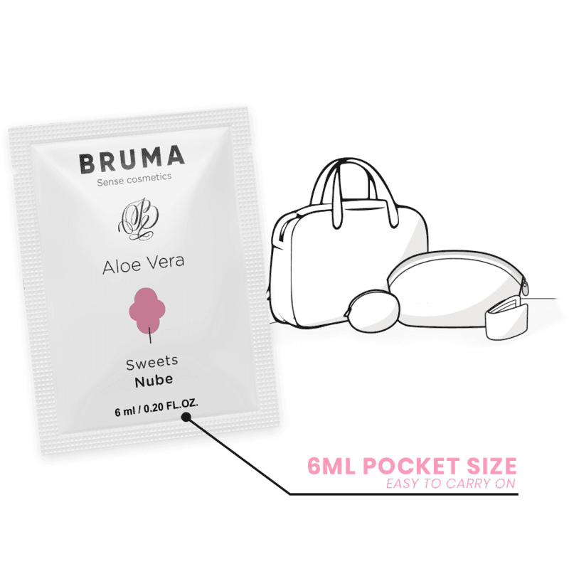 BRUMA - ALOE VERA GLEITGEL ZUCKERWATTE GESCHMACK 6 ML - Vanelion Paradise